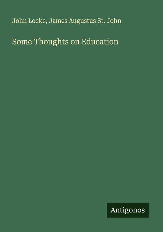 Produktbild: Some Thoughts on Education