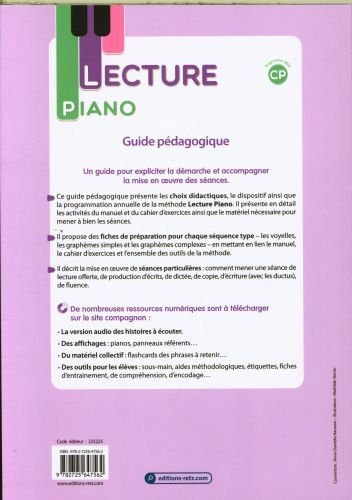 Produktbild: Lecture piano CP : guide p&eacute;dagogique : programmes 2025