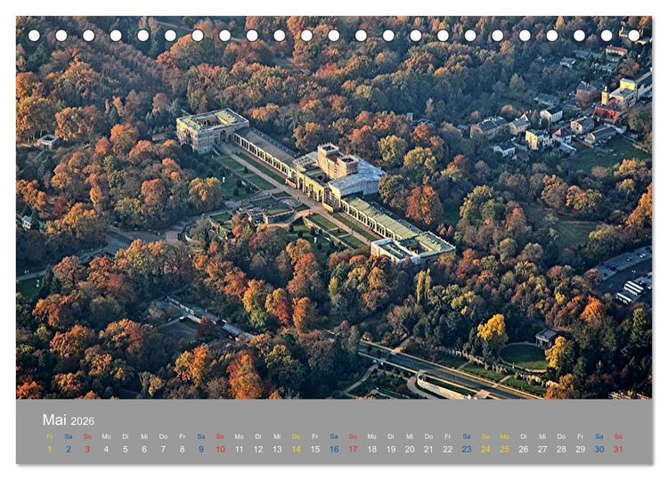 Produktbild: Potsdam von Oben (Tischkalender 2026 DIN A5 quer), CALVENDO Monatskalender