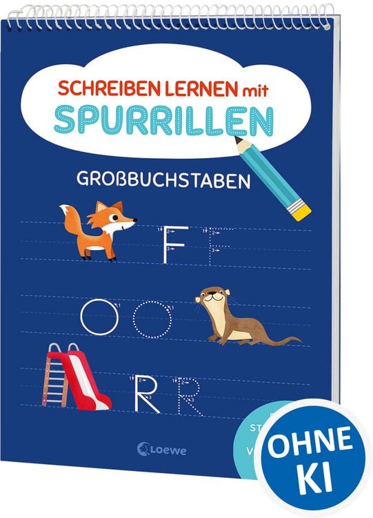 Produktbild: Schreiben lernen mit Spurrillen - Gro&szlig;buchstaben