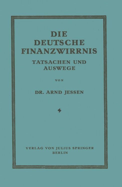 Produktbild: Die Deutsche Finanzwirrnis
