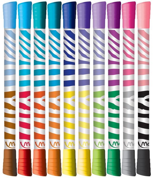 Produktbild: Maped Filzstifte DUO Color'Peps 20 Farben 10 St&uuml;ck