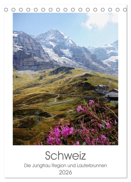 Produktbild: Schweiz (Tischkalender 2026 DIN A5 hoch), CALVENDO Monatskalender