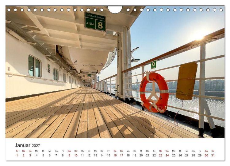 Produktbild: Kreuzfahrtpiraten (Wandkalender 2027 DIN A4 quer), CALVENDO Monatskalender