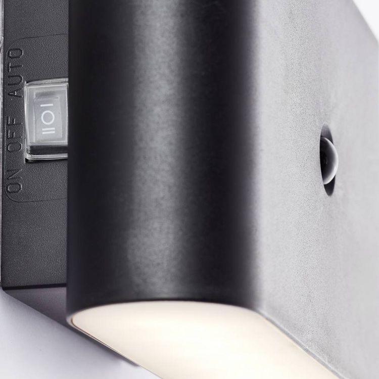 Produktbild: Brilliant Xino G80605/06 LED-Au&szlig;enwandleuchte mit Bewegungsmelder LED LED fest eingebaut 34 W Schwarz