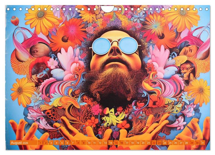 Produktbild: Psychodelic Art (Wandkalender 2026 DIN A4 quer), CALVENDO Monatskalender