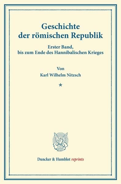 Produktbild: Geschichte der r&ouml;mischen Republik.