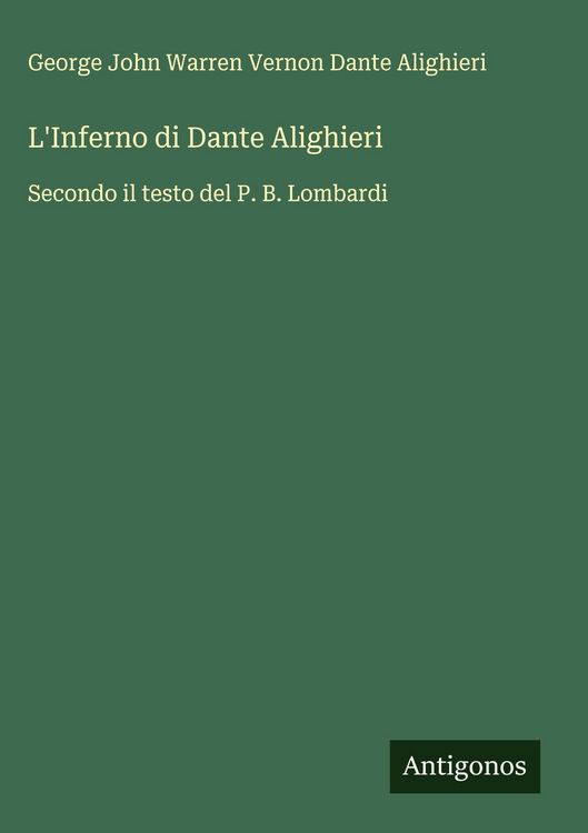 Produktbild: L'Inferno di Dante Alighieri
