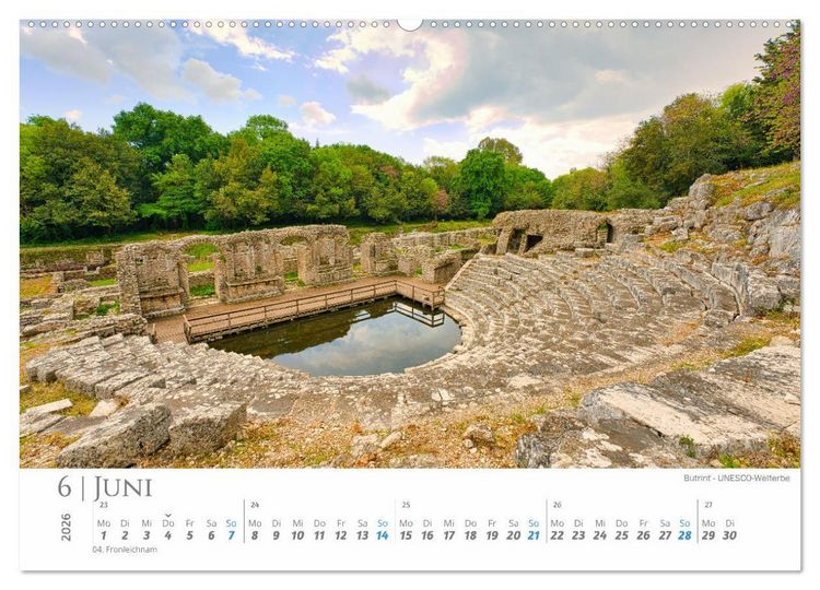 Produktbild: Albanien - wild, authentisch, abenteuerlich (hochwertiger Premium Wandkalender 2026 DIN A2 quer), Kunstdruck in Hochglanz
