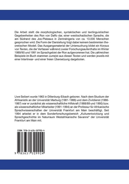 Produktbild: Das Ron von Daffo (Jos-Plateau, Zentralnigeria)