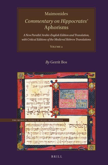 Produktbild: Maimonides, Commentary on Hippocrates' Aphorisms Volume 2