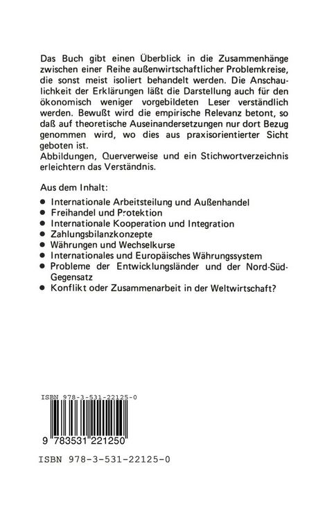 Produktbild: Internationale Wirtschaftsbeziehungen