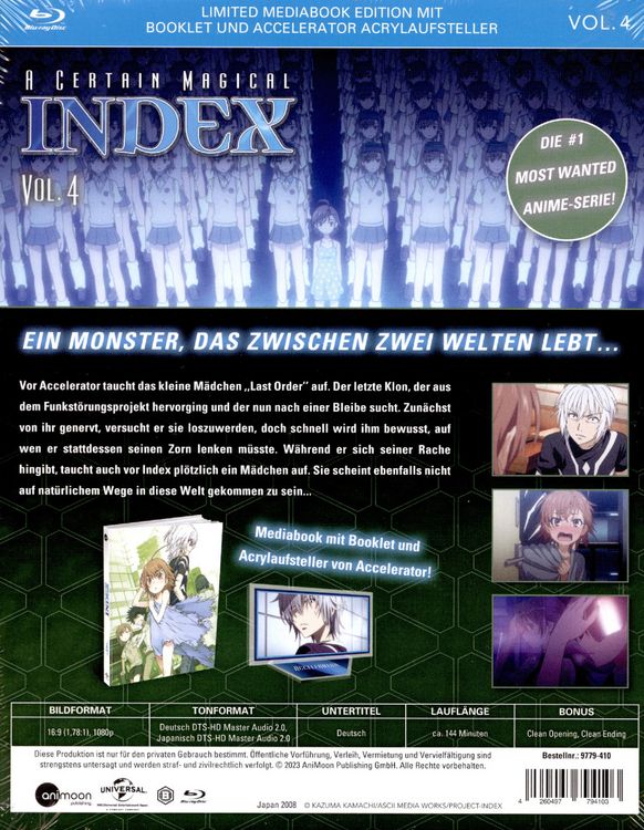 Produktbild: A Certain Magical Index Vol.4