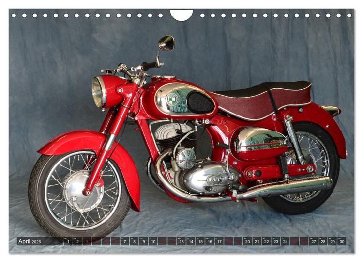 Produktbild: Puch 250 SGS Motorrad - Oldie aus &Ouml;sterreich (Wandkalender 2026 DIN A4 quer), CALVENDO Monatskalender