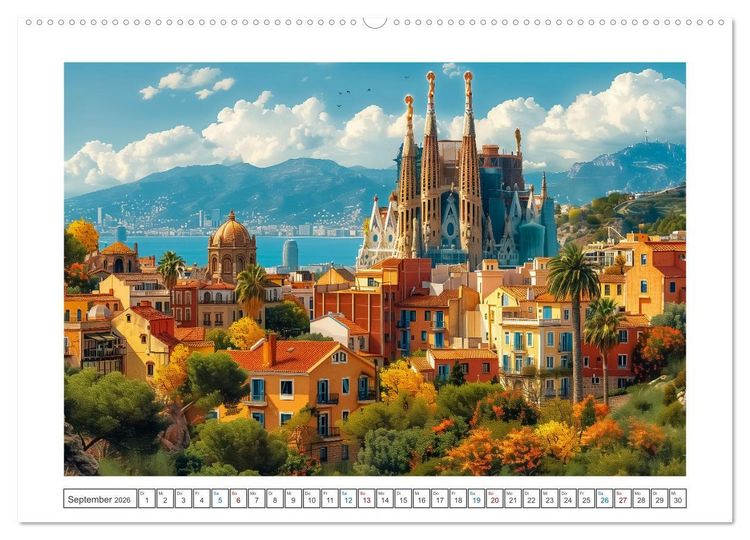 Produktbild: Reisest&auml;dte Europas (hochwertiger Premium Wandkalender 2026 DIN A2 quer), Kunstdruck in Hochglanz