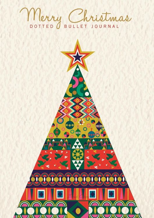 Produktbild: Merry Christmas Dotted Bullet Journal