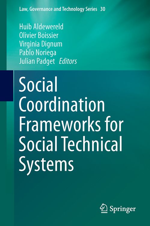 Produktbild: Social Coordination Frameworks for Social Technical Systems