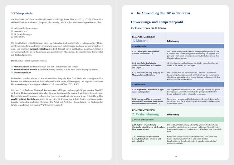 Produktbild: Das individuelle Entwicklungs- und Kompetenzprofil (EKP) f&uuml;r Kinder von 6-12 Jahren. Manual