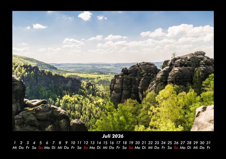 Produktbild: Landschaftskalender 2026 Fotokalender DIN A3
