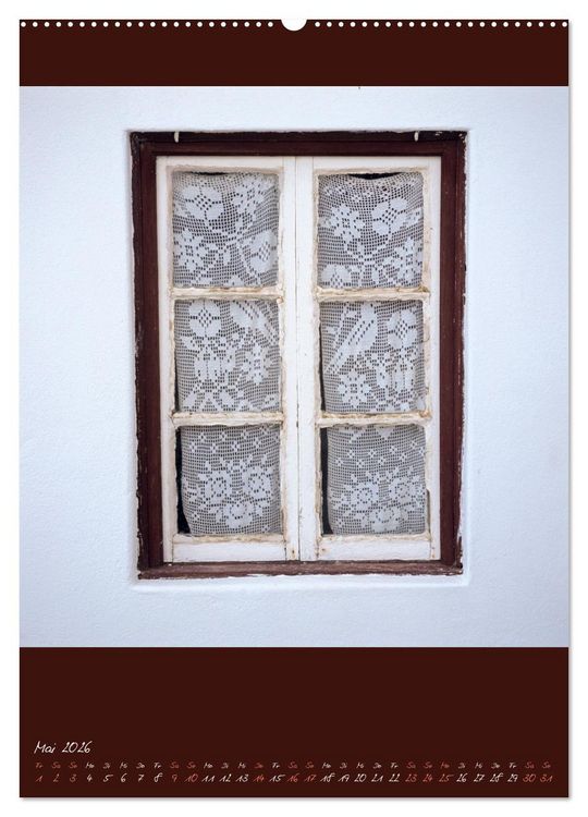 Produktbild: Alte Fenster (Wandkalender 2026 DIN A2 hoch), CALVENDO Monatskalender
