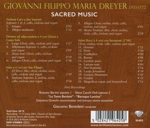 Produktbild: Dreyer/Filippo:Sacred Music
