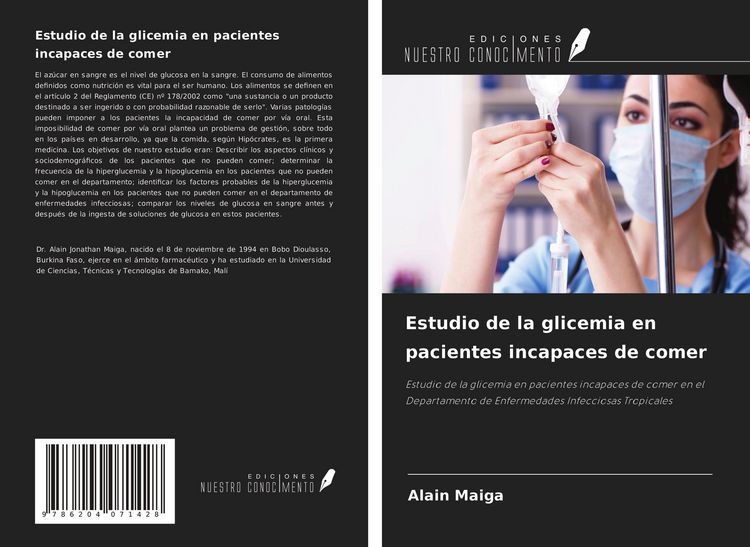 Produktbild: Estudio de la glicemia en pacientes incapaces de comer