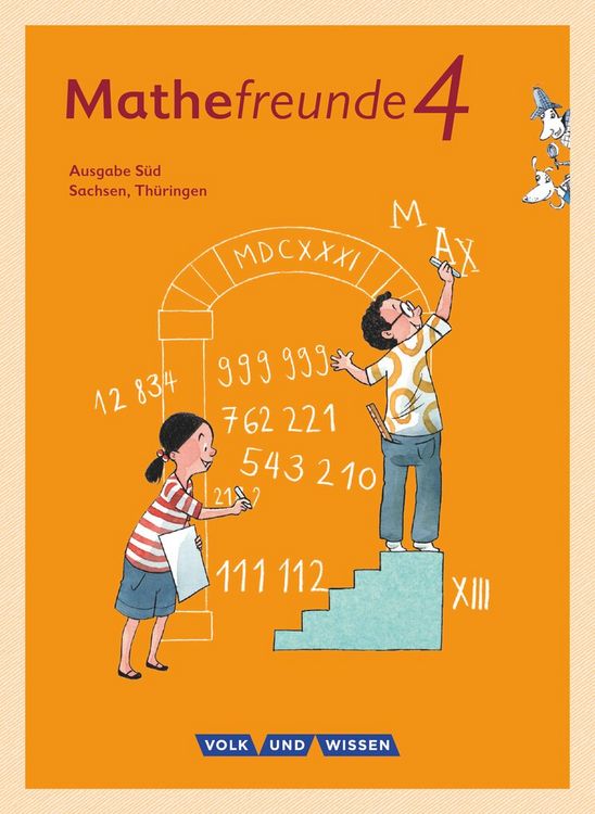 Produktbild: Mathefreunde 4. Schuljahr - S&uuml;d - Sch&uuml;lerbuch mit Kartonbeilagen