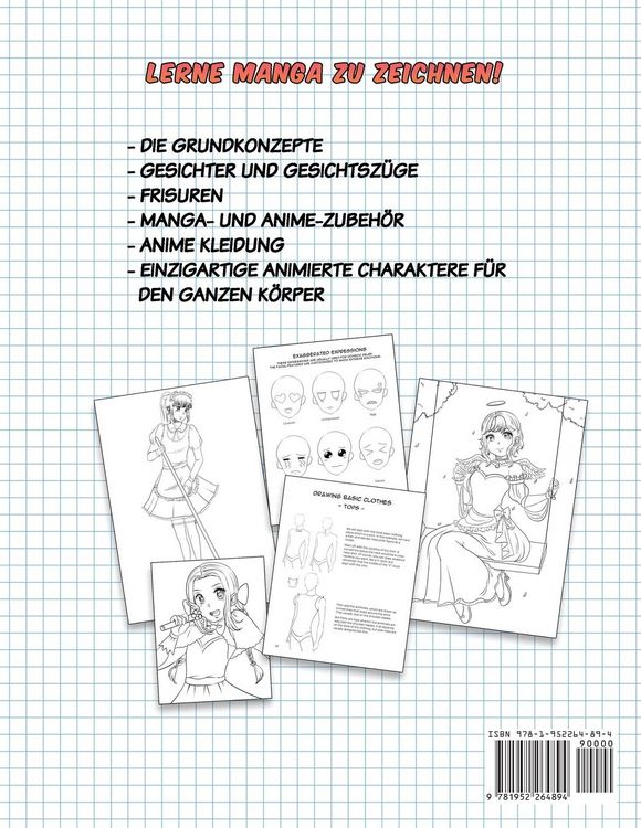 Produktbild: Manga zeichnen lernen f&uuml;r Anf&auml;nger