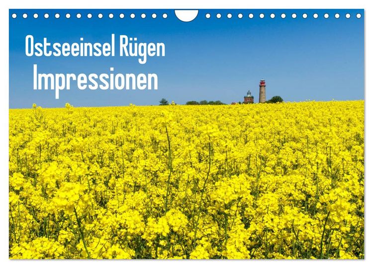 Produktbild: Ostseeinsel R&uuml;gen Impressionen (Wandkalender 2026 DIN A4 quer), CALVENDO Monatskalender