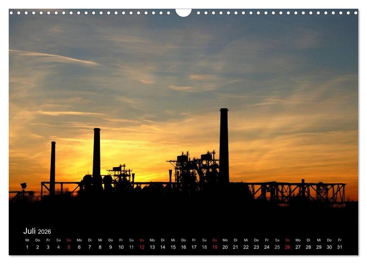 Produktbild: Gute Nacht - Ruhrgebiet! (Wandkalender 2026 DIN A3 quer), CALVENDO Monatskalender