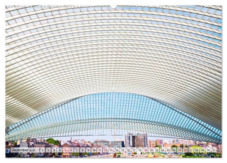 Produktbild: Bahnh&ouml;fe in Europa (Wandkalender 2026 DIN A2 quer), CALVENDO Monatskalender