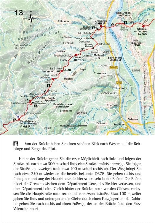 Produktbild: Frankreich: Jakobsweg Via Gebennensis von Genf nach Le Puy-en-Velay