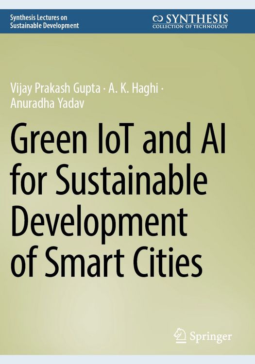 Produktbild: Green IoT and AI for Sustainable Development of Smart Cities