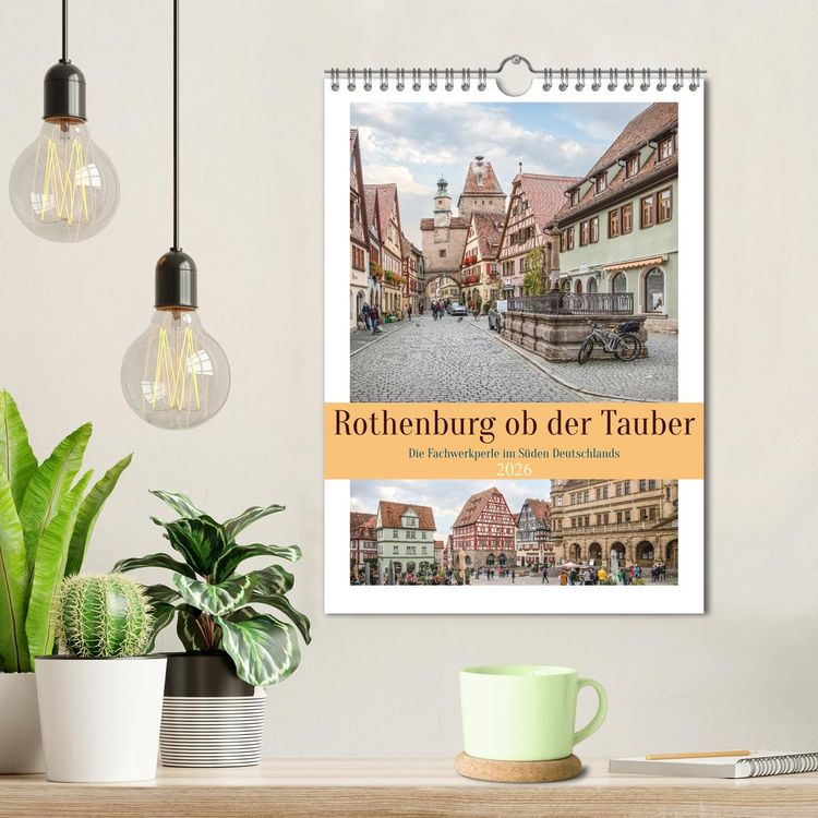 Produktbild: Rothenburg ob der Tauber (Wandkalender 2026 DIN A4 hoch), CALVENDO Monatskalender