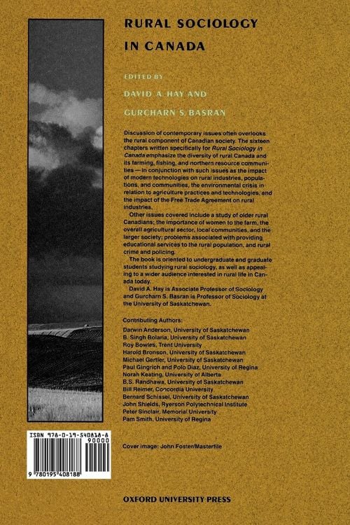 Produktbild: Rural Sociology in Canada