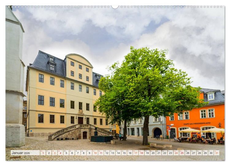 Produktbild: Weimar Impressionen (Wandkalender 2026 DIN A2 quer), CALVENDO Monatskalender