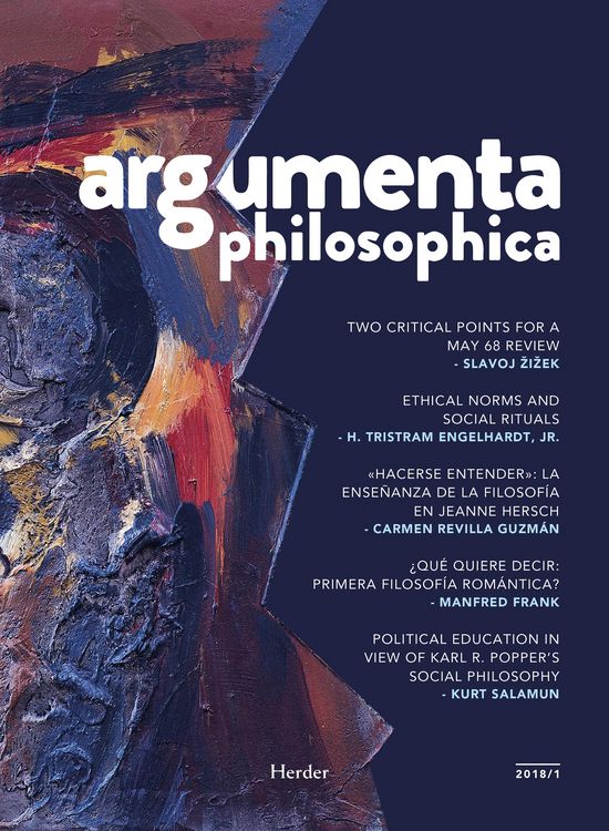 Produktbild: Argumenta philosophica 2018/1