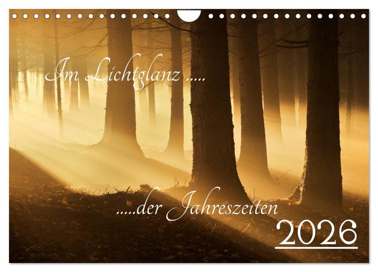Produktbild: Im Lichtglanz der Jahreszeiten (Wandkalender 2026 DIN A4 quer), CALVENDO Monatskalender