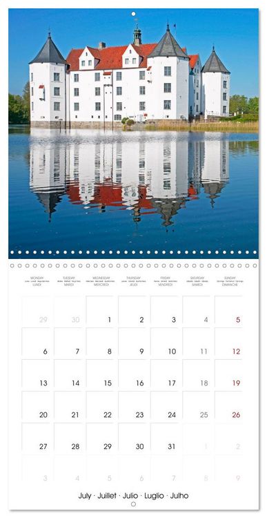 Produktbild: Romantic Castles and Palaces in Germany (Wall Calendar 2026 12 &times; 12 Inch) CALVENDO 12 Month Wall Calendar