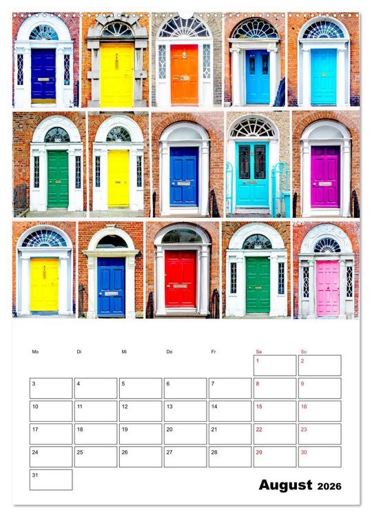 Produktbild: Dublin - faszinierende irische Hauptstadt (Wandkalender 2026 DIN A2 hoch), CALVENDO Monatskalender