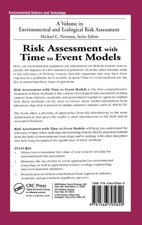 Produktbild: Risk Assessment with Time to Event Models