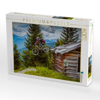 Produktbild: CALVENDO Puzzle Ein Motiv aus dem Kalender Downhill Action | 1000 Teile Lege-Gr&ouml;&szlig;e 64x48cm Foto-Puzzle f&uuml;r gl&uuml;ckliche Stunden