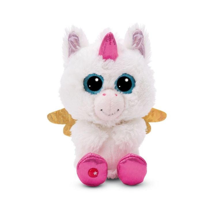 Produktbild: NICI - Kuscheltier GLUBSCHIS Einhorn Glowy Kaddi 15cm schlenkernd
