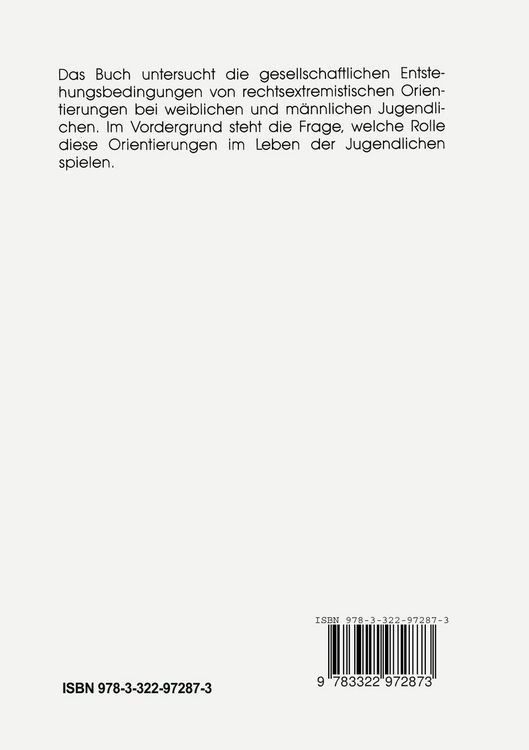 Produktbild: Rechtsextremismus: weiblich &mdash; m&auml;nnlich?