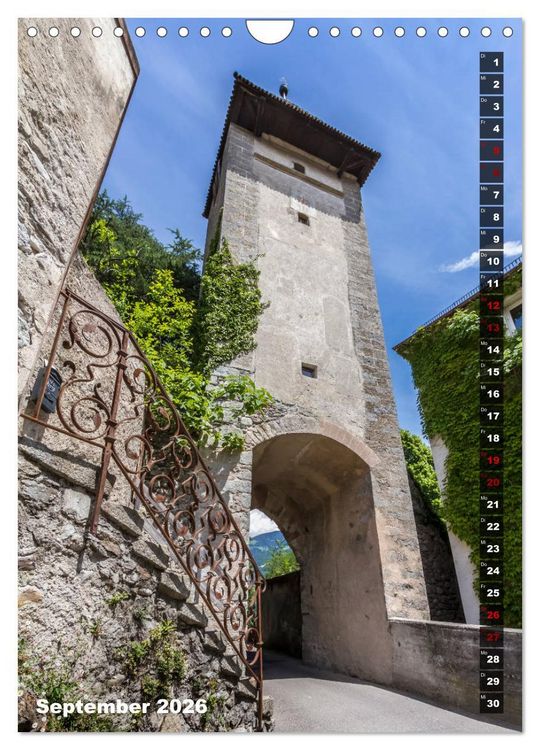 Produktbild: Stadtherz MERAN (Wandkalender 2026 DIN A4 hoch), CALVENDO Monatskalender