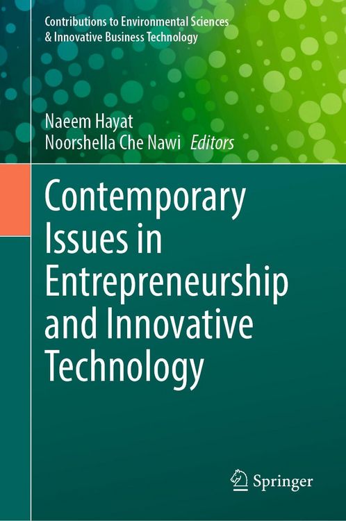 Produktbild: Contemporary Issues in Entrepreneurship and Innovative Technology