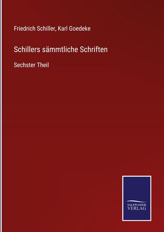 Produktbild: Schillers s&auml;mmtliche Schriften