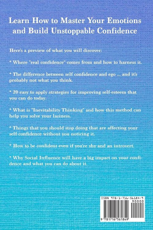 Produktbild: Build Confidence and Self Esteem Guidebook