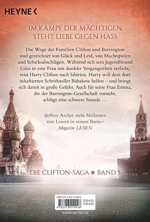 Produktbild: Die Wege der Macht / Clifton-Saga Band 5