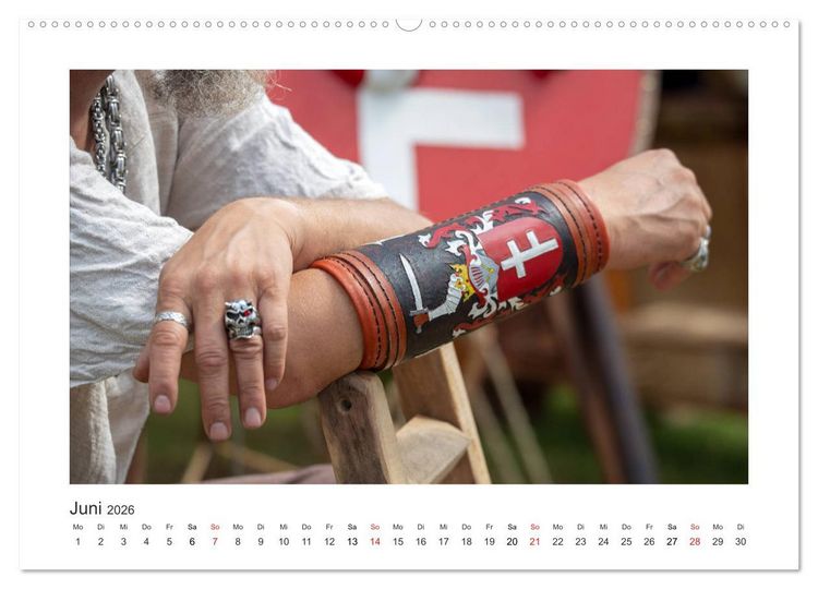 Produktbild: Mittelalter - Zeit unserer Ahnen (hochwertiger Premium Wandkalender 2026 DIN A2 quer), Kunstdruck in Hochglanz